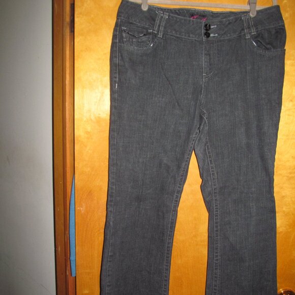 Women's Torrid Faded Black Bootcut Stretch Denim Jeans Size 16 Casual Plus Size - Picture 1 of 5